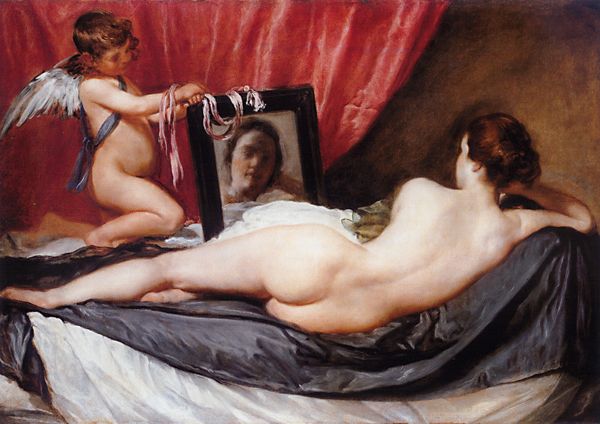 Venus at her Mirror by Diego Velazquez