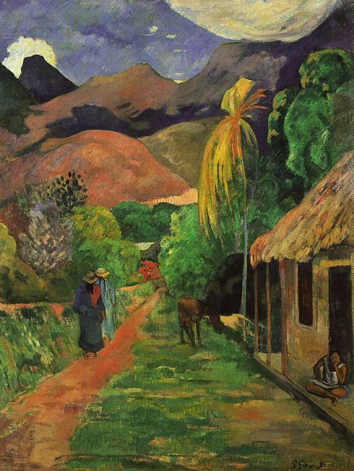 Gauguin, Street in Tahiti