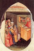 Scenes from the Legend of Saint Augustine- The Saint Teaching Rhetoric  1415 - Niccolo Di Pietro