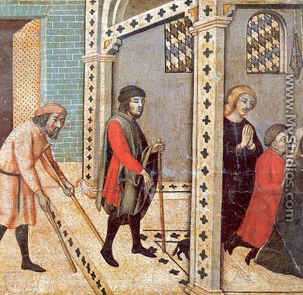 Scenes from the Legend of Saint Peter the Martyr- The Blind and Lame Pray at the Saint