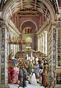 Aeneas Piccolomini Crowned as Pope 1502-08 - Bernardino di Betto (Pinturicchio)