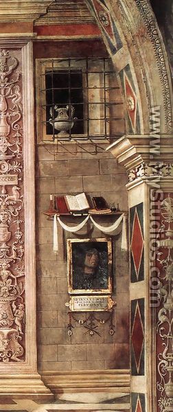 Annunciation (detail-1) 1501 - Bernardino di Betto (Pinturicchio)