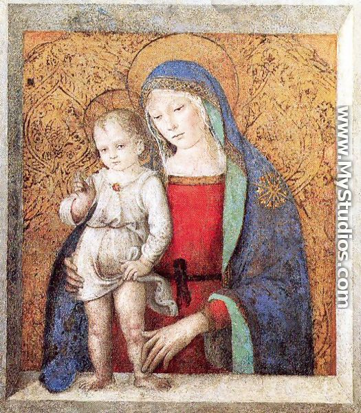 The Madonna of the Windowsill - Bernardino di Betto (Pinturicchio)