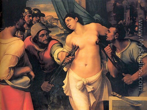 The Martyrdom of St. Agatha - Sebastiano Del Piombo (Luciani)