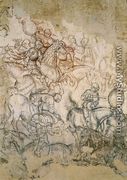 Tournament Battle (detail) 1440s - Antonio Pisano (Pisanello)
