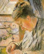 Portrait of Madame Pissarro Sewing near a Window  1878-79 - Camille Pissarro