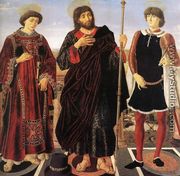Altarpiece with Three Saints 1467-68 - Piero del Pollaiuolo