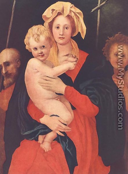 Madonna and Child with St. Joseph and Saint John the Baptist 1521-22 - (Jacopo Carucci) Pontormo