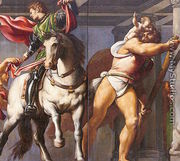 Saint Martin and Saint Christopher 1528-29 - (Giovanni Antonio de' Sacchis) Pordenone
