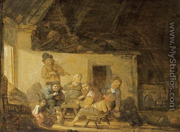 A Barn Interior 1637 - Pieter Symonsz. Potter