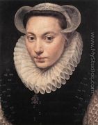 Portrait of a Young Woman 1581 - Frans, the Elder Pourbus