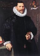 Portrait of Petrus Ricardus 1592 - Frans, the Younger Pourbus