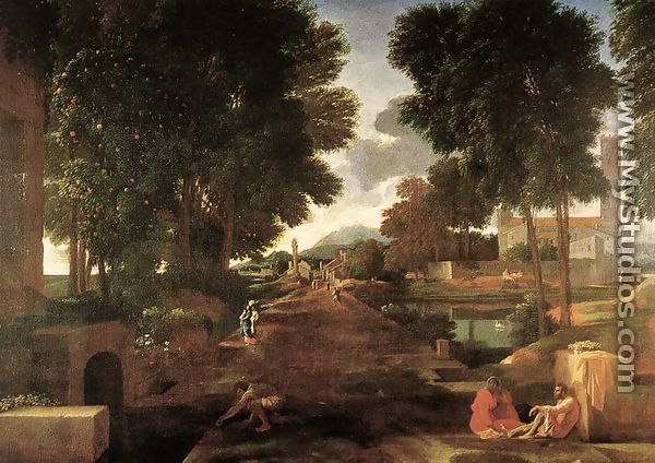 A Roman Road 1648 - Nicolas Poussin