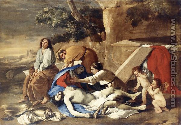 Lamentation over the Body of Christ 1628-29 - Nicolas Poussin