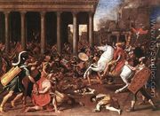 The Destruction of the Temple at Jerusalem 1637 - Nicolas Poussin