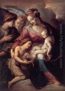 The Virgin and Child with the Infant St John the Baptist and Attendant Angels - Giulio Cesare Procaccini