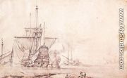Vessel Firing a Salvo 1651 - Pierre Puget