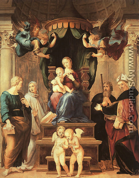Madonna del Baldacchino 1507 - Raphael