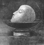 Head of a Martyr 1877 - Odilon Redon