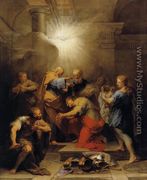 Ananias Restoring the Sight of St Paul 1719 - Jean II Restout