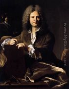 Portrait of Pierre Drevet c. 1700 - Hyacinthe Rigaud