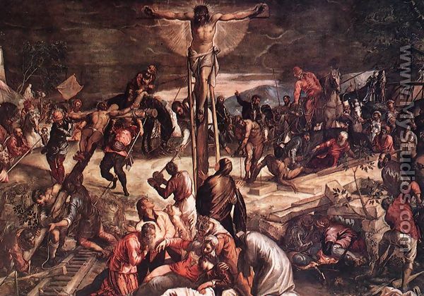 Crucifixion (detail) 1565 - Jacopo Tintoretto (Robusti)