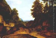 Valley with Travellers 1660s - Roelandt Roghman