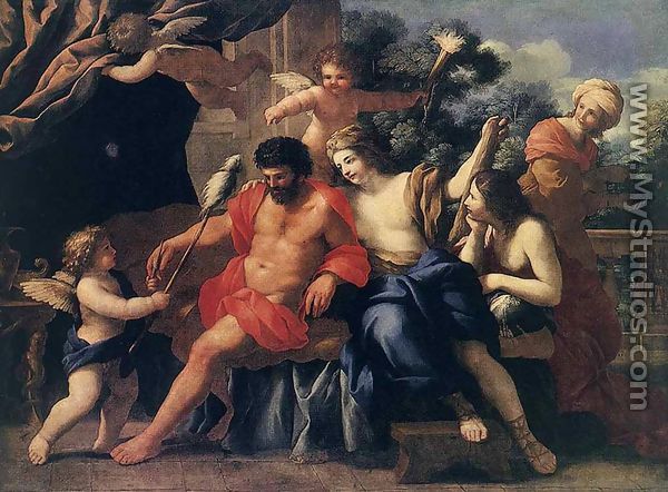 Hercules and Omphale 1650s - Giovanni Francesco Romanelli