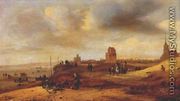 Coast at Scheveningen 1680s - Salomon Rombouts