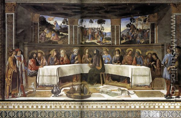 The Last Supper 1481-82 - Cosimo Rosselli