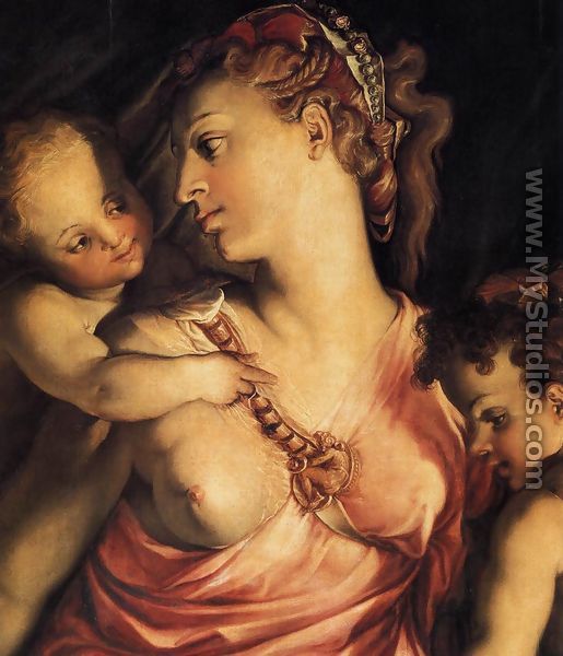 Charity (detail) 1554-58 - Francesco de