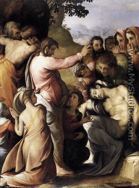 Raising of Lazarus 1540s - Francesco de