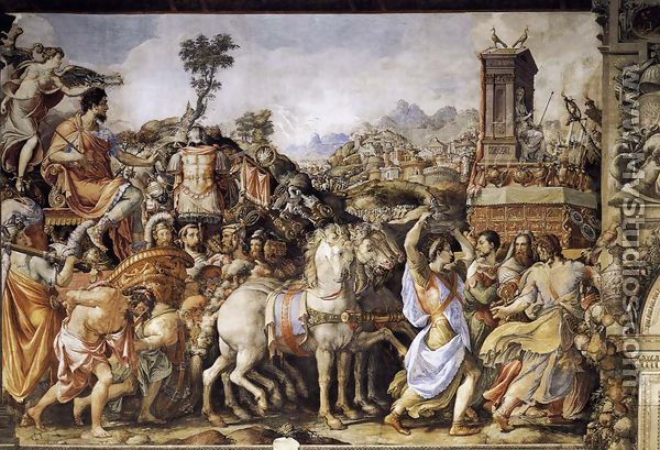 Triumph of Furius Camillus 1545 - Francesco de