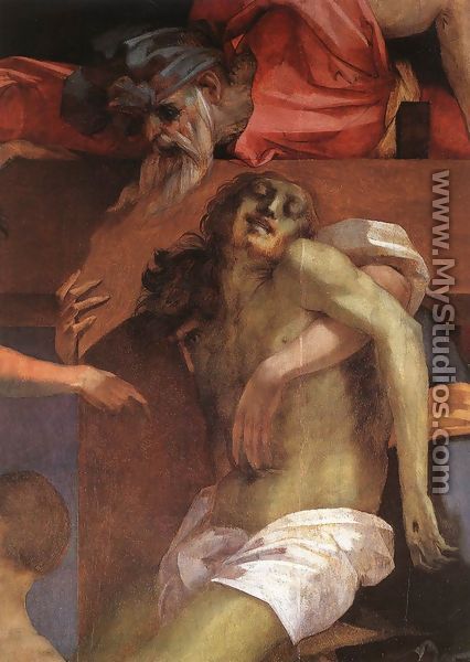 Descent from the Cross (detail-1) 1521 - Fiorentino Rosso