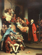 Patrick Henry in the House of Burgesses of Virginia, Delivering his Celebrated Speech Against the Stamp Act  1851 - Peter F. Rothermel