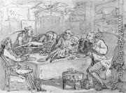 The Fish Dinner 1788 - Thomas Rowlandson