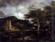 The Cloister 1650-55 - Jacob Van Ruisdael