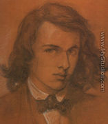 Self Portrait at Age Eighteen 1847 - Dante Gabriel Rossetti