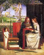 The Girlhood of Mary Virgin 1848-49 - Dante Gabriel Rossetti