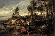 Farm at Laken c. 1618 - Peter Paul Rubens