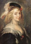 Portrait of Helena Fourment c. 1630 - Peter Paul Rubens