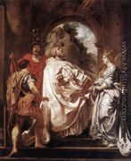 St Gregory the Great with Saints 1606 - Peter Paul Rubens
