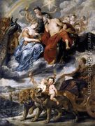 The Meeting of Marie de Medicis and Henri IV at Lyon 1622-25 - Peter Paul Rubens