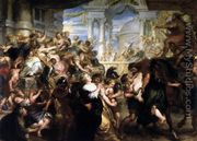The Rape of the Sabine Women 1635-37 - Peter Paul Rubens