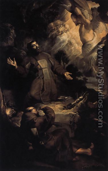 The Stigmatization of St Francis c. 1616 - Peter Paul Rubens