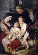The Virgin and Child with St Elizabeth and the Infant St John the Baptist c. 1615 - Peter Paul Rubens