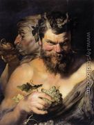 Two Satyrs 1618-19 - Peter Paul Rubens