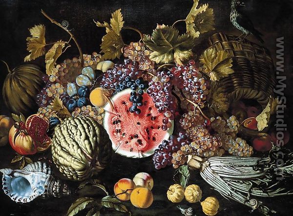 Still-Life of Fruit - Giovanni Battista Ruoppolo