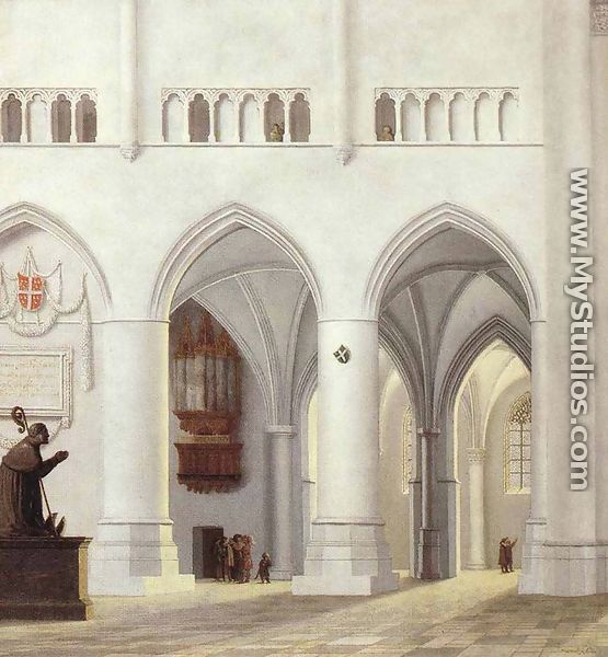 Interior of the Church of St Bavo at Haarlem 1630 - Pieter Jansz Saenredam