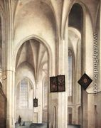 Interior of the St Jacob Church in Utrecht 1642 - Pieter Jansz Saenredam